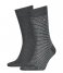 Tommy HilfigerMen Small Stripe Sock 2P 2-Pack Anthracite (201)